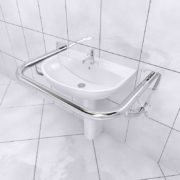 800×800 – Barra de Lavatório – Modelo em U – Aplicado com Fundo