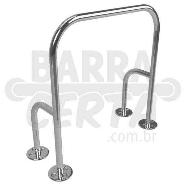 barra de apoio fixa piso