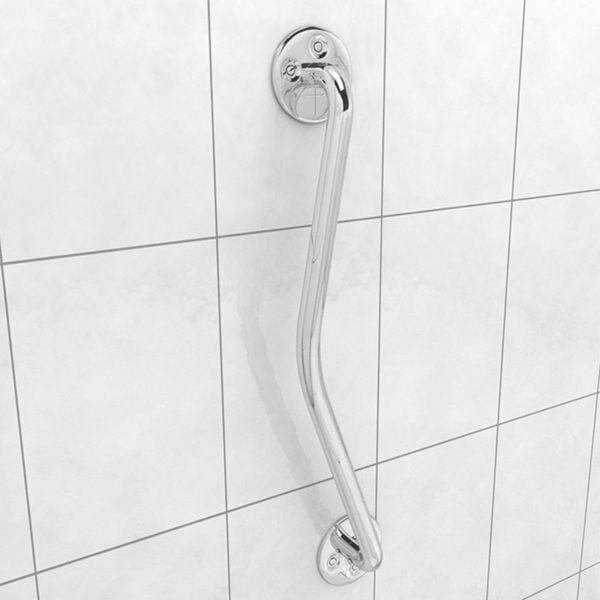 barra de apoio em aço inox aplicada