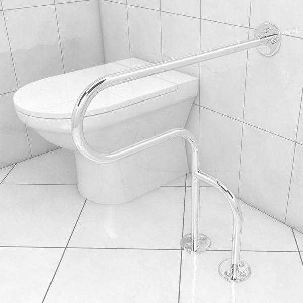 barra de apoio de inox